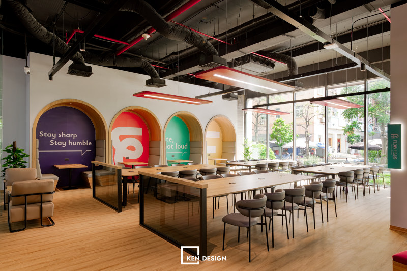 Thi công cafe coworking Flow Haus tại Lê Văn Lương